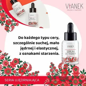Vianek, przeciwzmarszczkowe serum z koenzymem Q10, 30 ml
