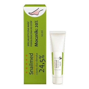 Snailmed, maść do stóp z naturalnym śluzem ślimaka, 10 ml