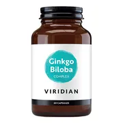 Viridian Ginkgo biloba Ekstrakt, kapsułki, 60 szt.