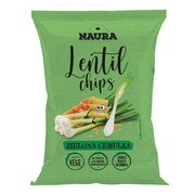 Naura, Lentil Chips, chrupki zielona cebulka z soczewicą, 70 g