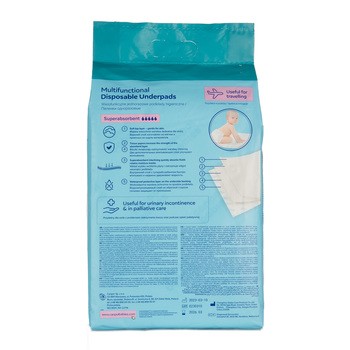 Canpol Babies, wielofunkcyjne podkłady higieniczne, 60 cm x 60 cm, 10 szt.