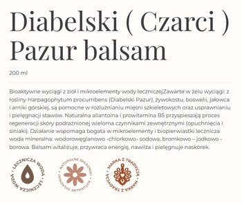 Gorvita, Diabelski (Czarci) Pazur, balsam, 200 ml