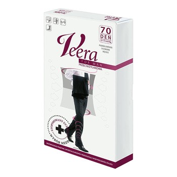 Veera For Man, skarpety męskie, 70 DEN, ecru, rozmiar 2/M (41-43)