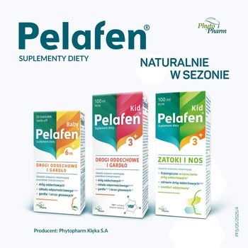 Pelafen Kid 3+ Zatoki i Nos, płyn, 100 ml