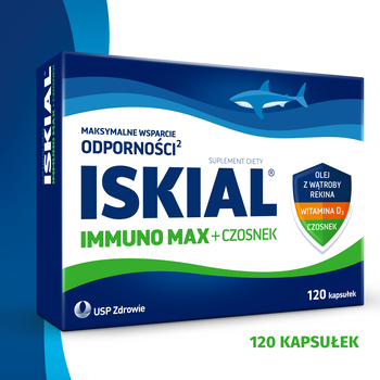 Iskial MAX + Czosnek, kapsułki, 120 szt.