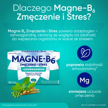 Zestaw 3x Magne-B6 Zmęczenie i stres