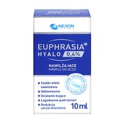 Euphrasia Hyalo 0,4%, nawilżające krople do oczu, 10 ml