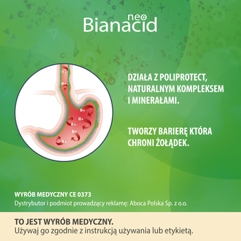NeoBianacid Nadkwaśność i Refluks, tabletki do ssania, 14 szt.