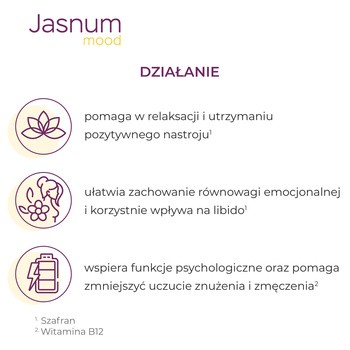 Jasnum mood, kapsułki, 30 szt.