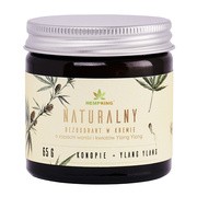 Hempking, naturalny dezodorant konopny w kremie, wanilia i kwiaty ylang ylang, 65 g
