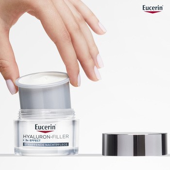 Eucerin Hyaluron Filler, krem na noc przeciwzmarszczkowy, refill, 50 ml