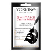Yoskine Geisha Mask, maska na czarnej tkaninie Shiitake, 20 ml