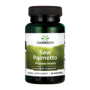 Swanson Saw Palmetto ekstrakt, kapsułki, 60 szt.