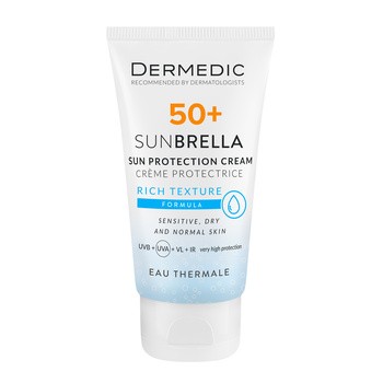 Dermedic Sunbrella, krem ochronny SPF 50+, skóra sucha i normalna, 50 ml