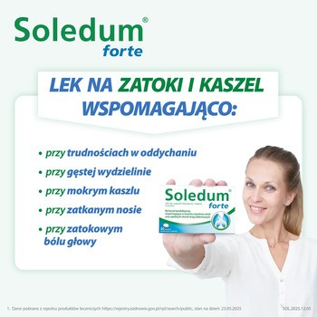 Soledum forte, 200 mg, kapsułki dojelitowe miękkie, 20 szt.