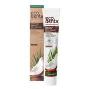 Ecodenta,  pasta do zębów przeciwdziałająca płytce nazębnej pasta do zębów z olejem kokosowym, bez fluoru, 75 ml