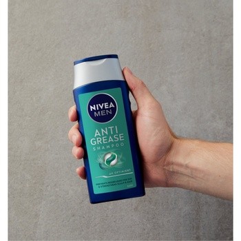 Nivea Men Anti Grease, męski szampon do włosów przetłuszczających się, 400 ml