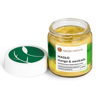 Opcja Natura, masło do ciała, Mango & Awokado, 120 ml