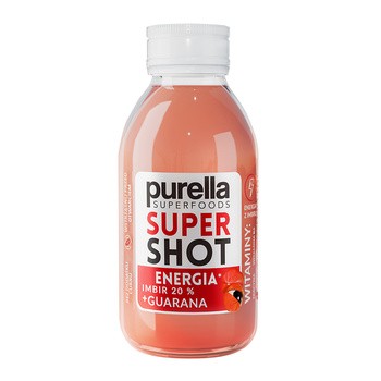Purella Superfoods, Supershot Energia Imbir + Guarana, 100 ml