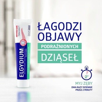 Elgydium, pasta do zębów na podrażnione dziąsła, 75 ml