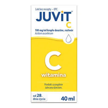 Juvit C, 100 mg/ml, krople doustne, 40 ml