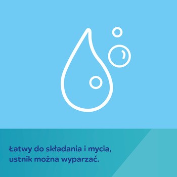 Canpol Easy Start, kubek treningowy, Exotic Animals, niebieski, 120 ml