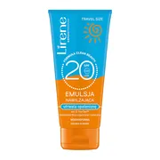 Lirene Sun, Emulsja nawilżająca, utrwalająca opaleniznę SPF 20, 90 ml