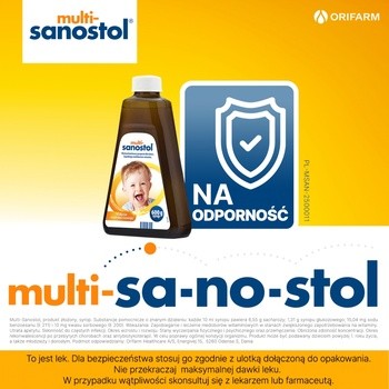 Multi-Sanostol, syrop, 600 g