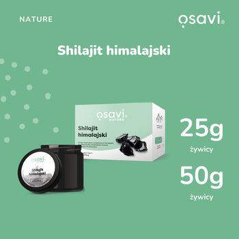 Osavi Shilajit Himalajski - żywica, proszek, 25 g