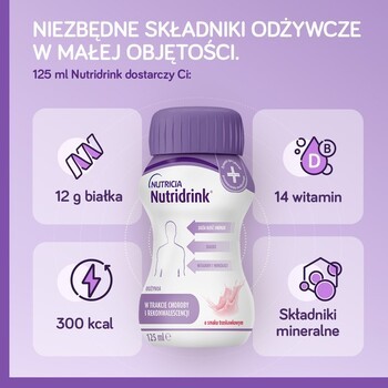 Zestaw 2x Nutridrink, smak czekoladowy, płyn, 4 x 125 ml
