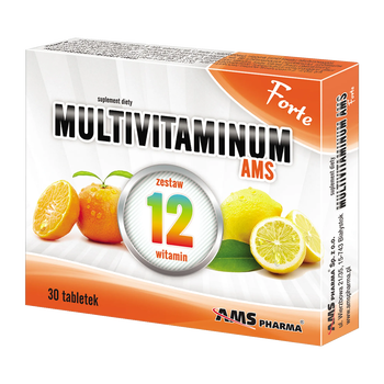 Multivitaminum AMS Forte, tabletki, 30 szt.