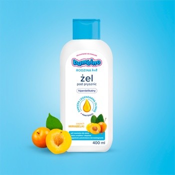 Bambino Rodzina, żel pod prysznic o zapachu mirabelki, 400 ml