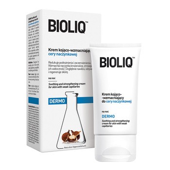 Bioliq Dermo, krem kojąco-wzmacniający do cery naczynkowej, 50 ml