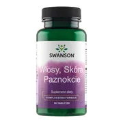 Swanson Włosy, skóra, paznokcie, tabletki, 60 szt.