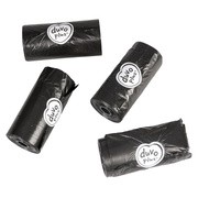 Duvoplus Classic, woreczki na psie odchody, czarne, 4 x 20 szt.
