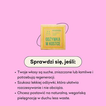 Mydlarnia 4 Szpaki, Eukaliptus Cytrynowy, regenerująca odżywka w kostce do włosów, 55 g