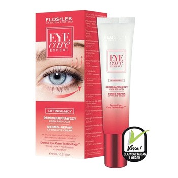 Flos-Lek Laboratorium, Eye Care Expert, dermonaprawczy liftingujący krem pod oczy, 15ml