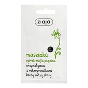 Ziaja Ogórkowa, maseczka enzymatyczna, z mikrogranulkami, 7 ml