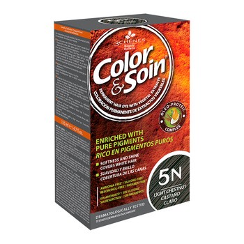 Color&Soin, farba do włosów, jasny szatyn (5N), 135 ml