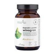 Aura Herbals, Ekstrakt z pestek winogron, kapsułki, 60 szt.