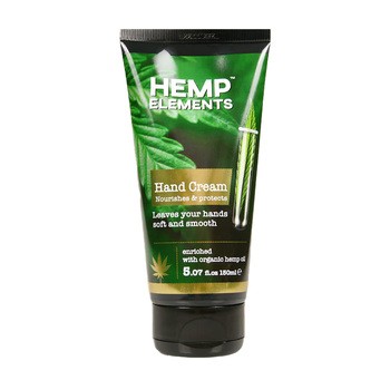 Hemp Elements, regenerujący krem do rąk z olejem konopnym, 150 ml