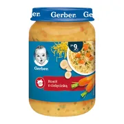 Gerber, rosół z cielęcinką, 9 m+, 190 g