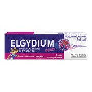Elgydium Kids, pasta w żelu do zębów dla dzieci 3-6 lat, czerwone owoce, 50 ml