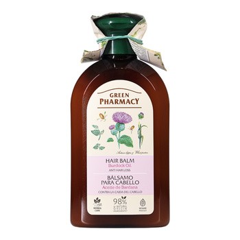 Green Pharmacy, balsam do włosów wypadających, olejek łopianowy, 300 ml