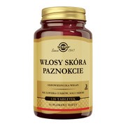 Solgar Włosy Skóra Paznokcie, tabletki, 120 szt.