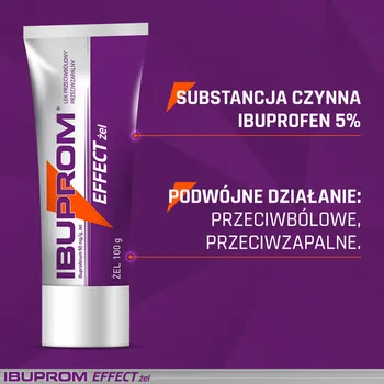Ibuprom Effect (Ibuprom Sport), 50 mg/g, żel, 100 g