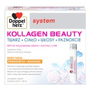Doppelherz system Kollagen Beauty, ampułki z płynem, smak pomarańcza i marakuja, 25 ml x 30 szt.