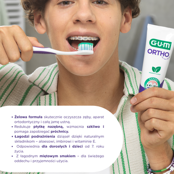 Gum Ortho, pasta do zębów, 75 ml