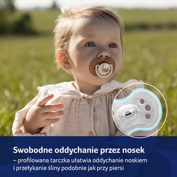 Canpol Lovi, smoczek uspokajający silikonowy dynamiczny, 3-6 m Tie Dye Blue, 2 szt.