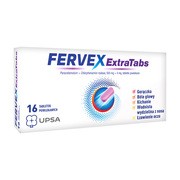 Fervex ExtraTabs, 500 mg + 4 mg, tabletki powlekane, 16 szt.
